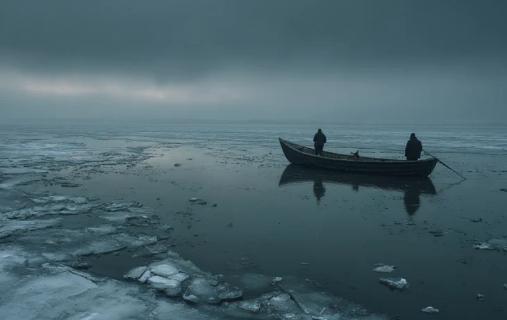 Двух пропавших рыбаков ищут в Азовском море. Двух пропавших рыбаков ищут в Азовском море.