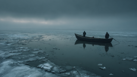 Двух пропавших рыбаков ищут в Азовском море.